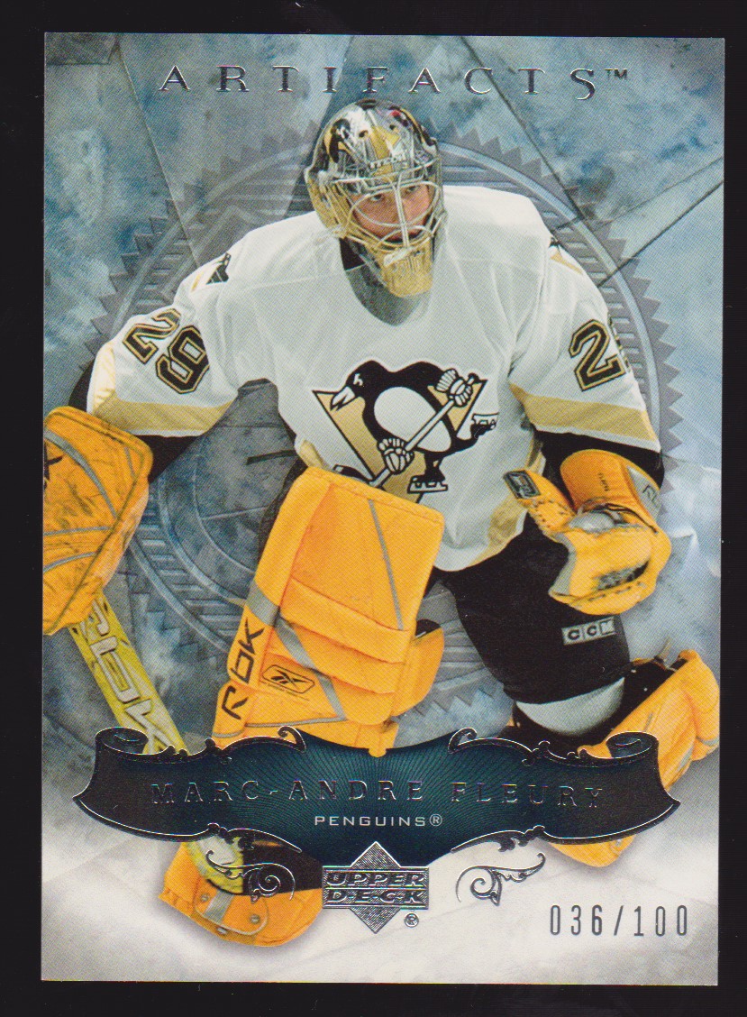 2006-07 Artifacts Silver #22 Marc-Andre Fleury 36/100 (image for) 2006-07 Artifacts Silver #22 Marc-Andre Fleury 36/100